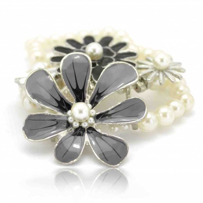Bracelet "Flowers" en perles