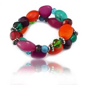 Bracelet "Ikita - Colors" en perles