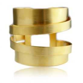 Bracelet "Katerina Vassou - Shuffles Circles" en métal