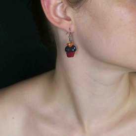 Boucles d'oreilles "Acryl - Muffin" en acrylique | Les Bijoux de Camille, bijoux fantaisie pas cher