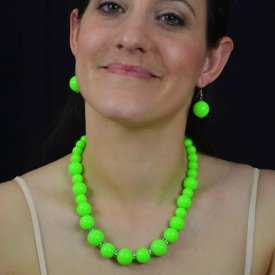 Parure "Green" en résine | Les Bijoux de Camille, bijoux fantaisie pas cher