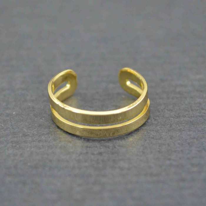 Bague de pied "Double anneau" en métal | Les Bijoux de Camille, bijoux fantaisie  pas cher