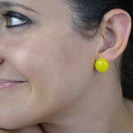 Boucles d'oreilles fantaisie "Haribus" en résine | Les Bijoux de Camille, bijoux fantaisie pas cher
