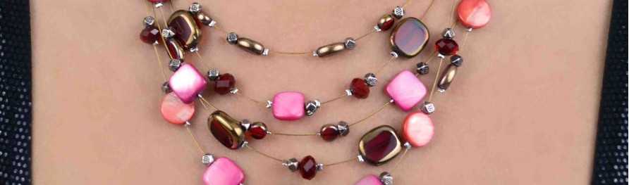 Bijoux fantaisie pas cher, colliers en nacre | Les Bijoux de Camille